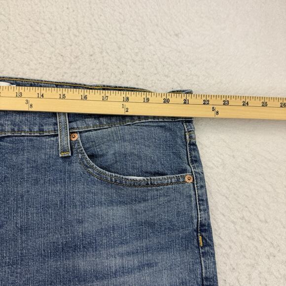 Levis Jeans Mens 42 X 30 Blue Denim S67 Athletic Straight Signature Medium Wash - Picture 5 of 12